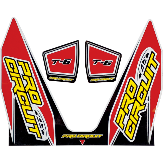 ΑΥΤΟΚΟΛΛΗΤΟ ΕΞΑΤΜΙΣΗΣ PROCIRCUIT T6 RED