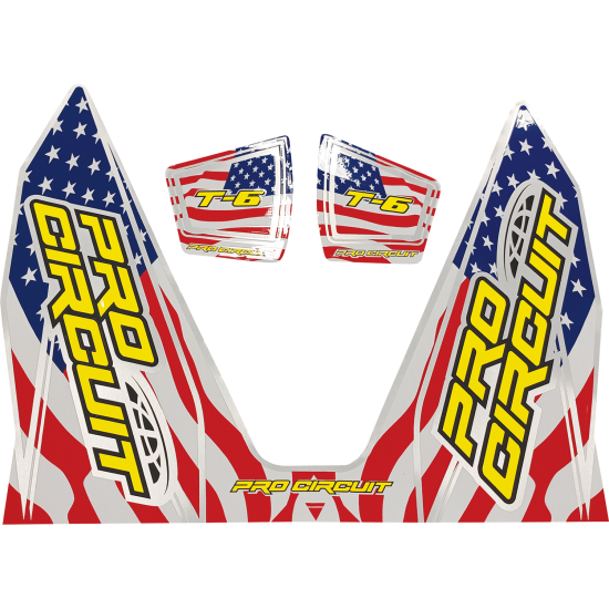 ΑΥΤΟΚΟΛΛΗΤΟ ΕΞΑΤΜΙΣΗΣ PROCIRCUIT T6 STARS & STRIPES