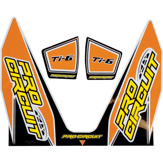 ΑΥΤΟΚΟΛΛΗΤΟ ΕΞΑΤΜΙΣΗΣ PROCIRCUIT Ti 6 ORANGE