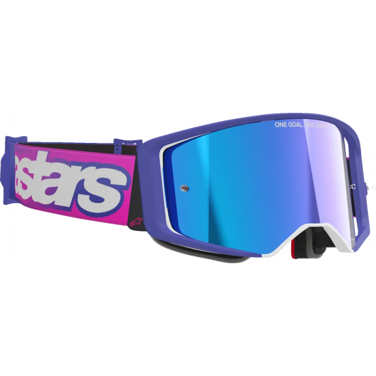 ΜΑΣΚΑ ALPINESTAR SUPERTECH VISTA PURPLE / BLUE