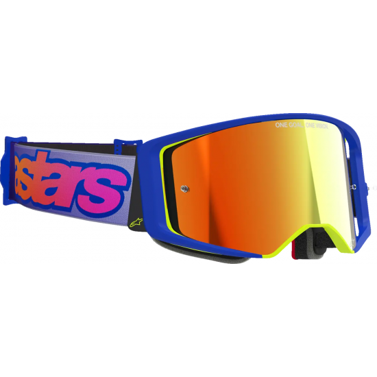 ΜΑΣΚΑ ALPINESTAR SUPERTECH VISTA BLUE / PURPLE /  YELLOW