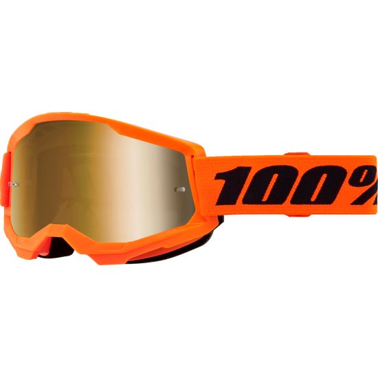 ΜΑΣΚΑ 100% STRATA 2 NEON ORANGE