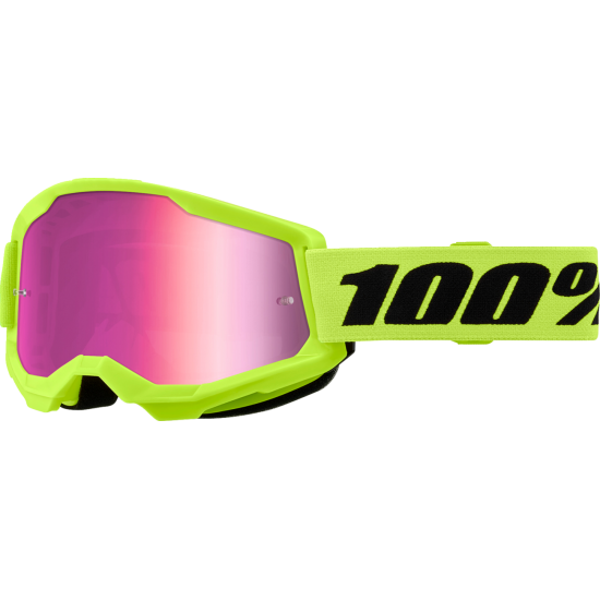 ΜΑΣΚΑ 100% STRATA 2 NEON YELLOW