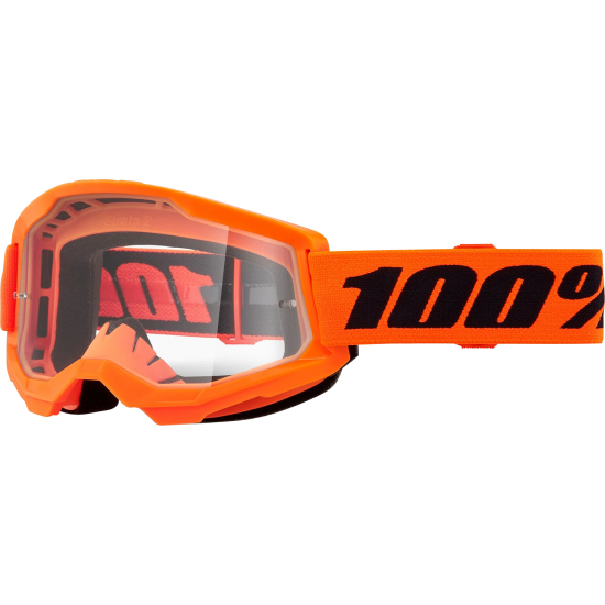 ΜΑΣΚΑ 100% STRATA 2 NEON ORANGE