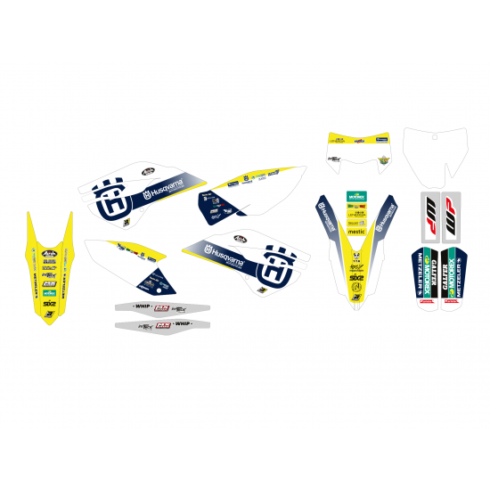 ΑΥΤΟΚΟΛΛΗΤΑ ΣΕΤ HUSQVARNA REPLICA TEAM TROPHY 2022