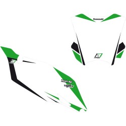 ΑΥΤΟΚΟΛΛΗΤΑ NUMBER PLATE BLACKBIRD KAWASAKI