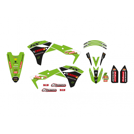 ΑΥΤΟΚΟΛΛΗΤΑ ΣΕΤ KAWASAKI REPLICA TEAM H&F 2022