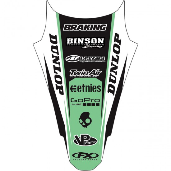 ΑΥΤΟΚΟΛΛΗΤΟ ΠΙΣΩ ΦΤΕΡΟ KAWASAKI FACTORY EFFEX