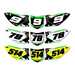 ΑΥΤΟΚΟΛΛΗΤΑ NUMBER PLATE KAWASAKI MOTΟCROSS