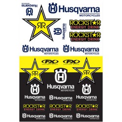 ΑΥΤΟΚΟΛΛΗΤΑ ΚΑΡΤΕΛΑ  FACTORY EFFEX HUSQVARNA