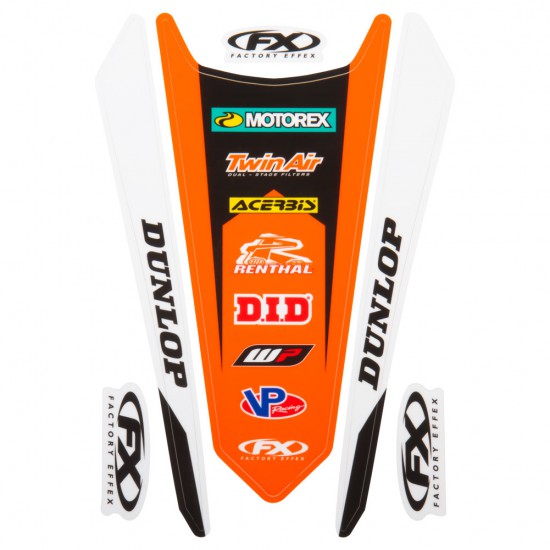 ΑΥΤΟΚΟΛΛΗΤΟ ΠΙΣΩ ΦΤΕΡΟ FACTORY EFFEX KTM SX / SXF 2007 - 2010 EXC  2008 - 2013