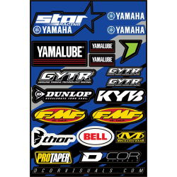 ΑΥΤΟΚΟΛΛΗΤΑ ΚΑΡΤΕΛΑ DCOR STAR YAMAHA