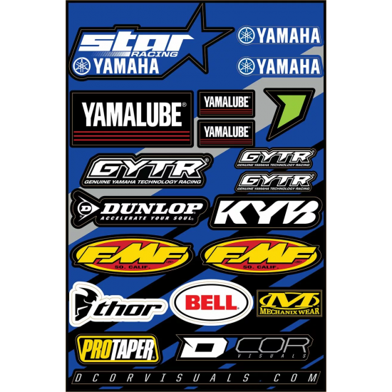 ΑΥΤΟΚΟΛΛΗΤΑ ΚΑΡΤΕΛΑ DCOR STAR YAMAHA