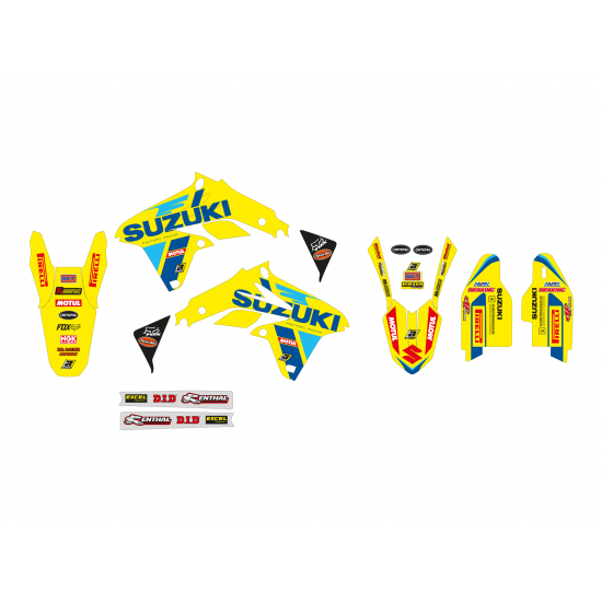 ΑΥΤΟΚΟΛΛΗΤΑ ΣΕΤ SUZUKI REPLICA TEAM KSRT 2022