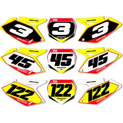 ΑΥΤΟΚΟΛΛΗΤΑ NUMBER PLATE SUZUKI MOTΟCROSS