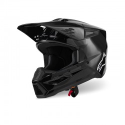 ΚΡΑΝΟΣ ALPINESTAR SM - 3 SOLID BLACK GLOSS
