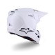 ΚΡΑΝΟΣ ALPINESTAR SM - 3 SOLID WHITE GLOSS