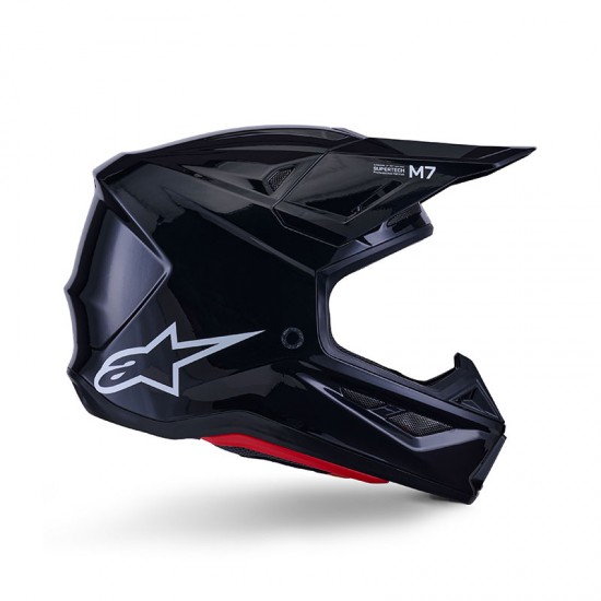 ΚΡΑΝΟΣ ALPINESTAR SM - 7 SOLID BLACK GLOSS