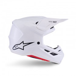 ΚΡΑΝΟΣ ALPINESTAR SM - 7 SOLID WHITE GLOSS
