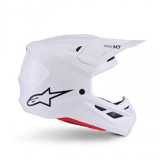 ΚΡΑΝΟΣ ALPINESTAR SM - 7 SOLID WHITE GLOSS