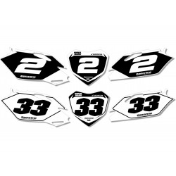 ΑΥΤΟΚΟΛΛΗΤΑ  NUMBER PLATE HONDA MOTOCROSS